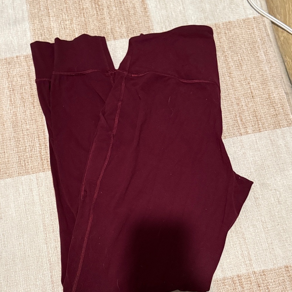 Burgundy Leggings